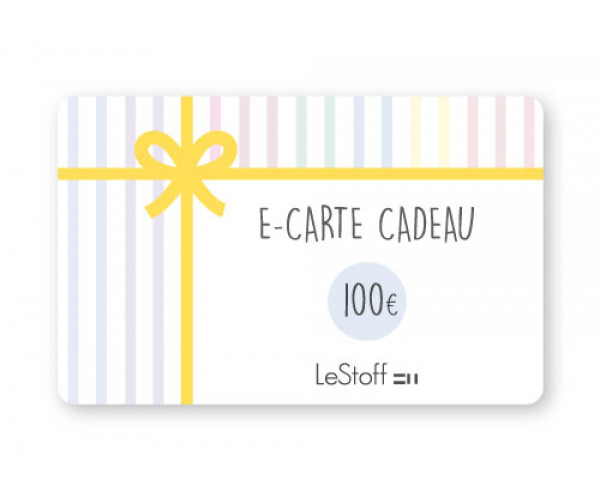 E-Carte Cadeau 100 €